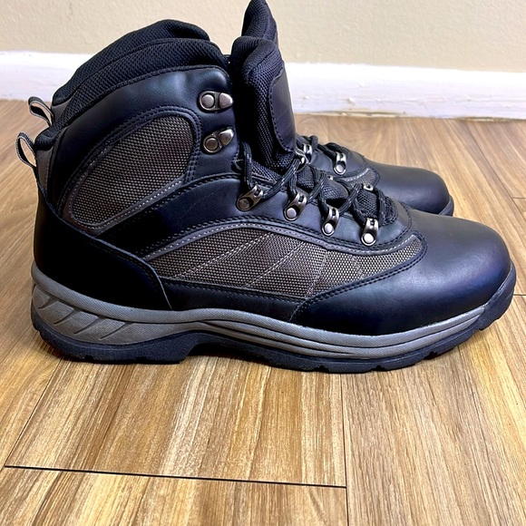 Goodfellow and Co Mens Marcel Black Hiking Water Resistant Work Boots - Picture 2 of 6